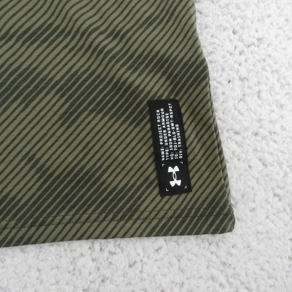 Under Armour Project Rock 100% Effort & Guts Tank Top Men's Size Large Green NEW - Picture 4 of 9